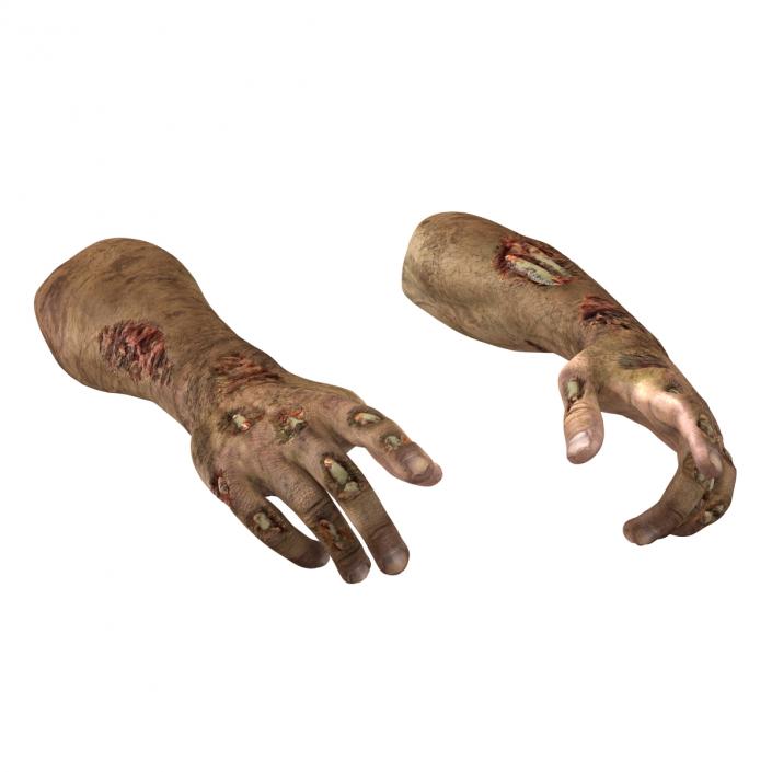 Zombie Hands Pose 4 3D model