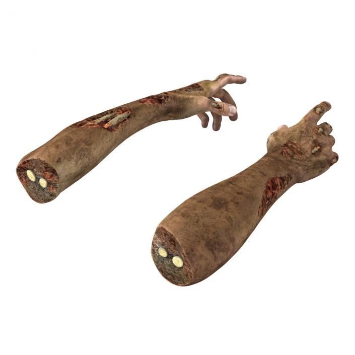 Zombie Hands Pose 4 3D model