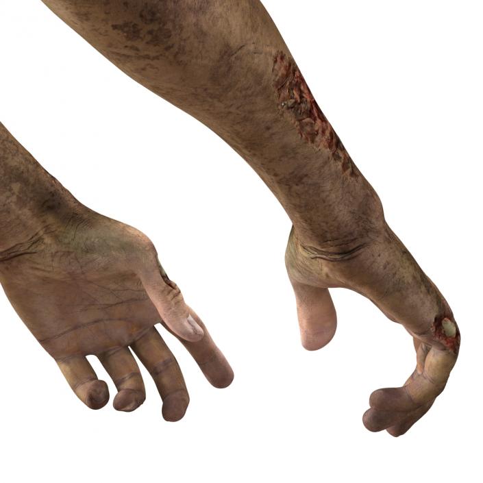 Zombie Hands Pose 4 3D model