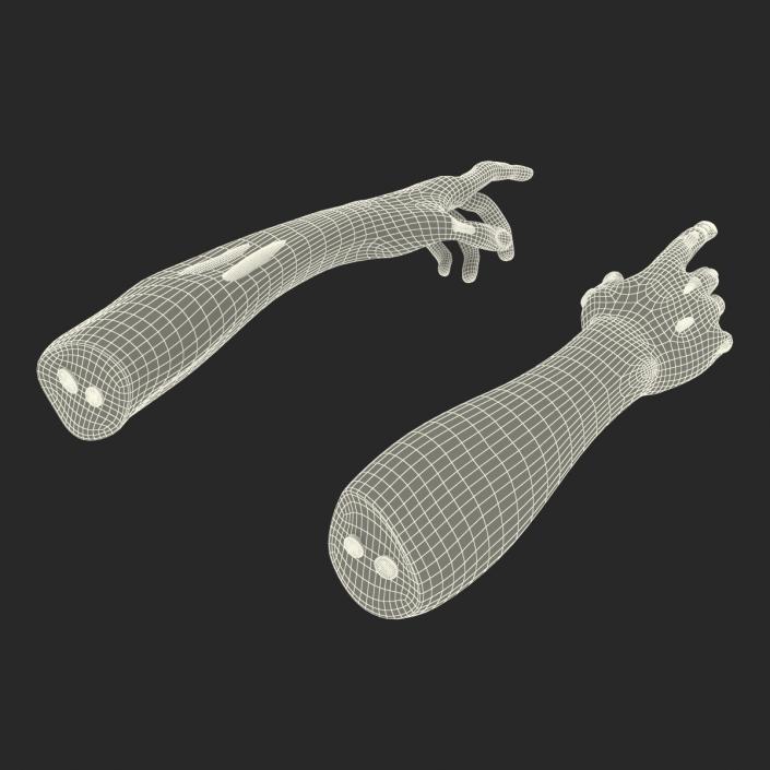 Zombie Hands Pose 4 3D model