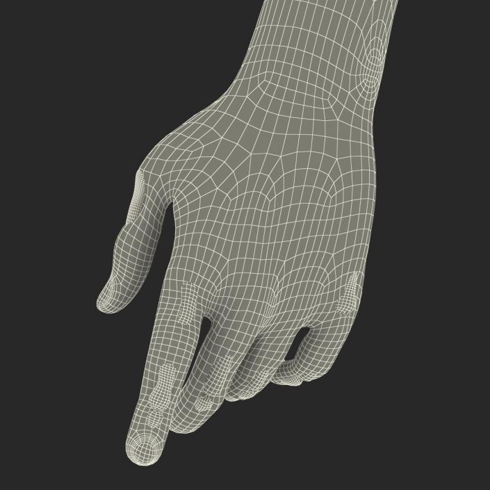 Zombie Hands Pose 4 3D model