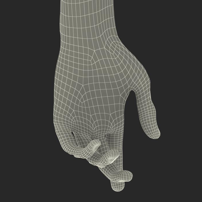 Zombie Hands Pose 4 3D model