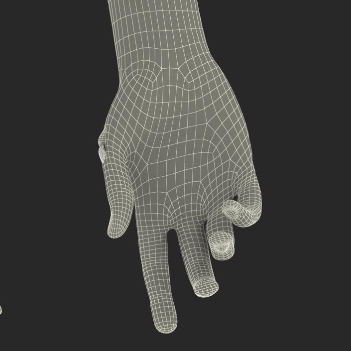 Zombie Hands Pose 4 3D model