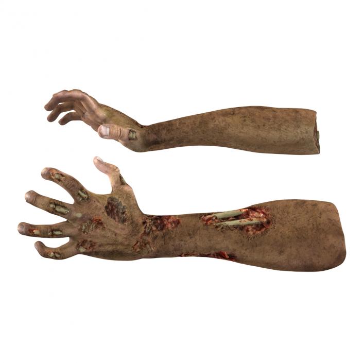 Zombie Hands Pose 5 3D model