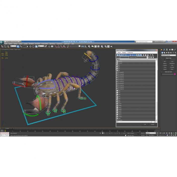 3D model Scorpion Rigged