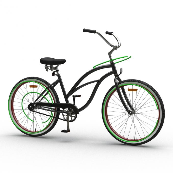 3D model Beach Bike Generic Rigged