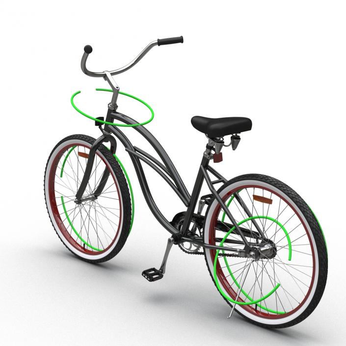 3D model Beach Bike Generic Rigged