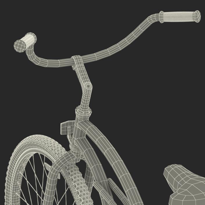 3D model Beach Bike Generic Rigged