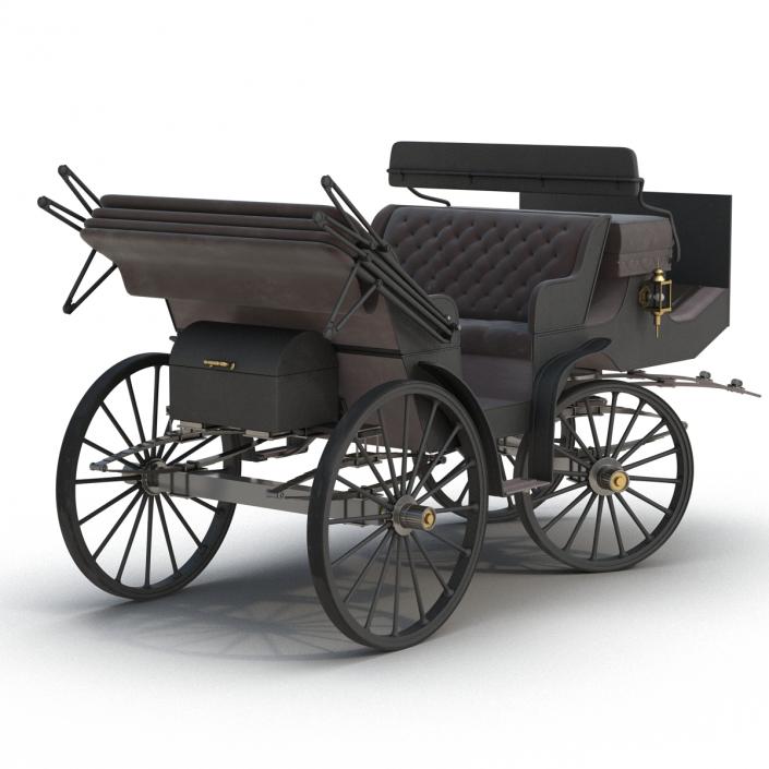 3D model Carriage Rigged