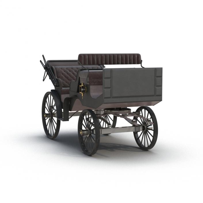 3D model Carriage Rigged