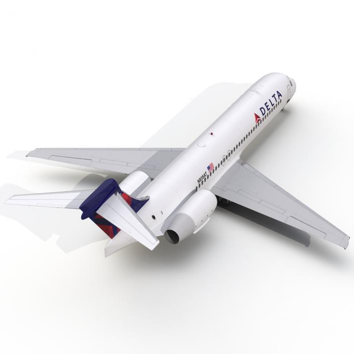 3D model Boeing 717-200 Delta Air Lines