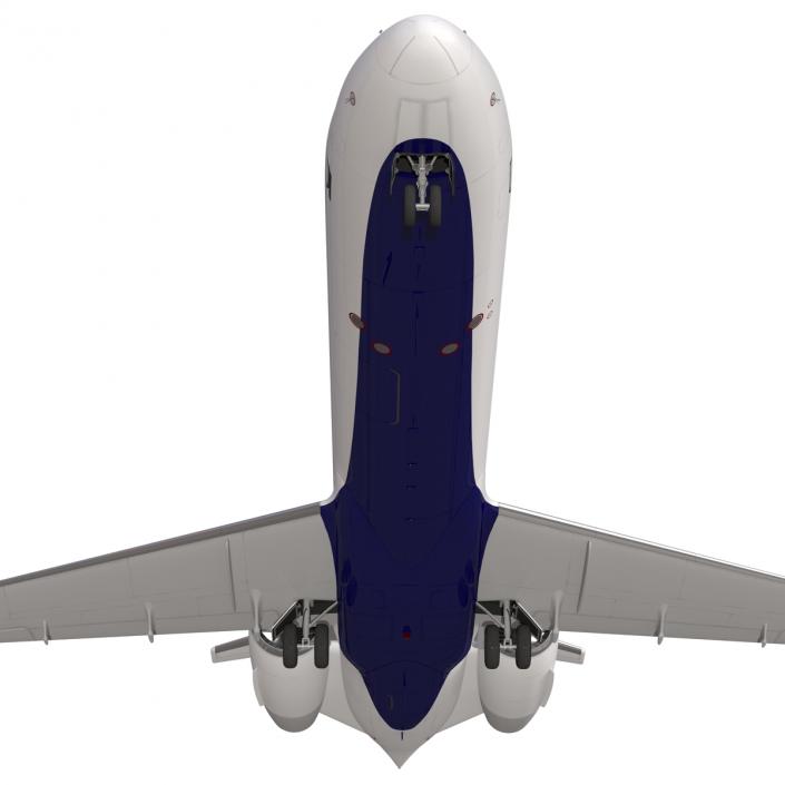 3D model Boeing 717-200 Delta Air Lines