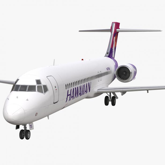 Boeing 717-200 Hawaiian Airlines 3D