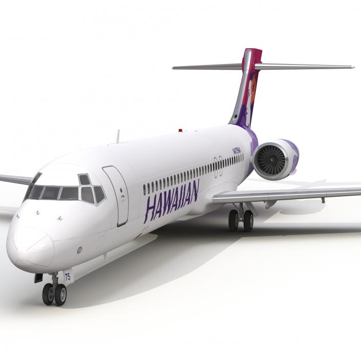 Boeing 717-200 Hawaiian Airlines 3D