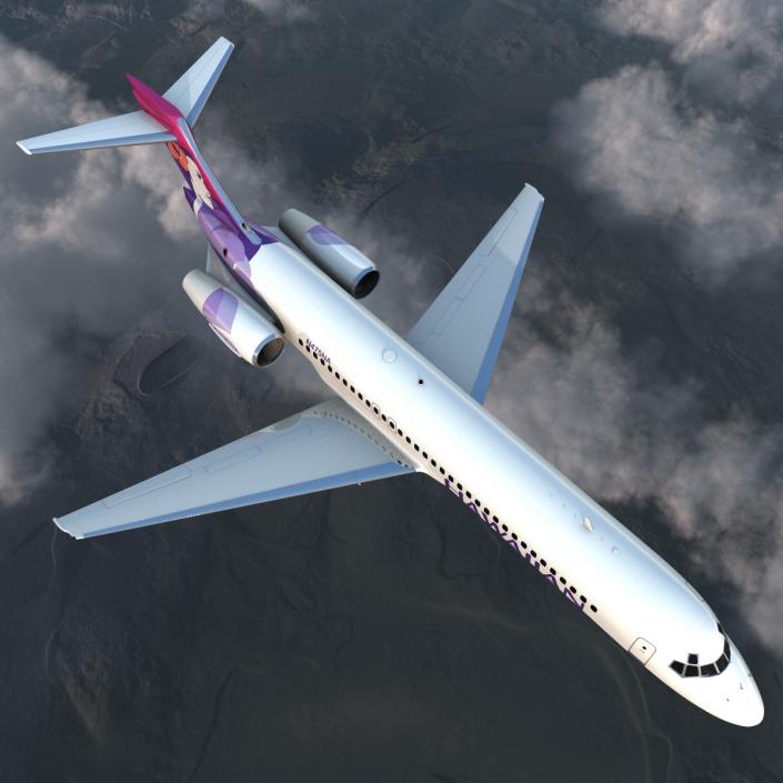 Boeing 717-200 Hawaiian Airlines 3D