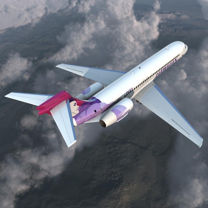 Boeing 717-200 Hawaiian Airlines 3D