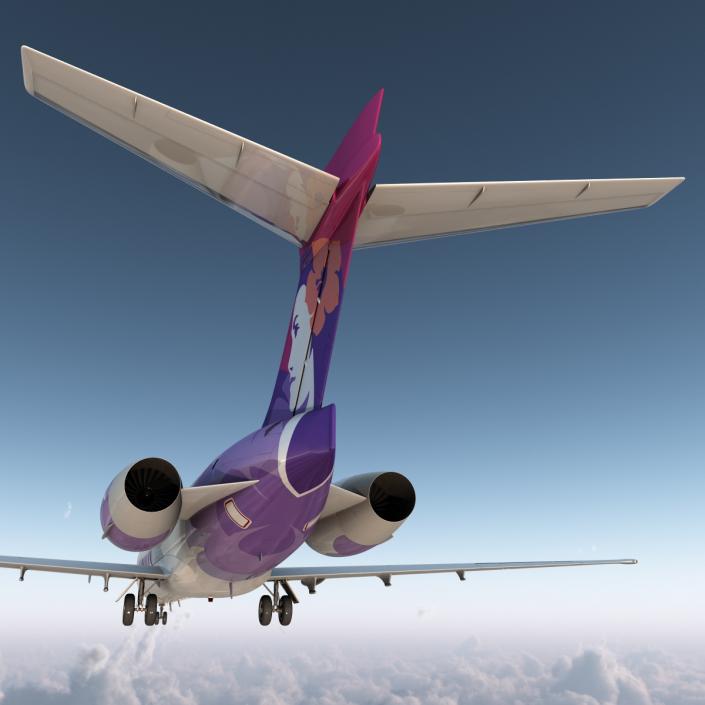 Boeing 717-200 Hawaiian Airlines 3D