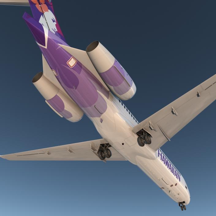 Boeing 717-200 Hawaiian Airlines 3D