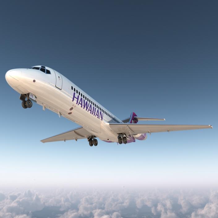 Boeing 717-200 Hawaiian Airlines 3D