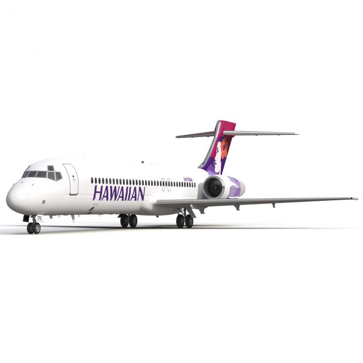 Boeing 717-200 Hawaiian Airlines 3D