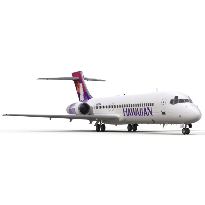 Boeing 717-200 Hawaiian Airlines 3D