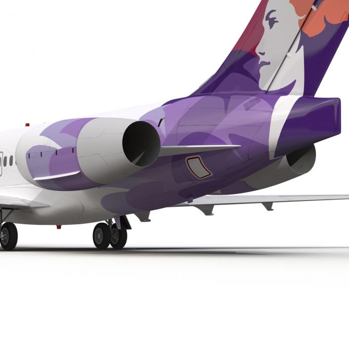 Boeing 717-200 Hawaiian Airlines 3D