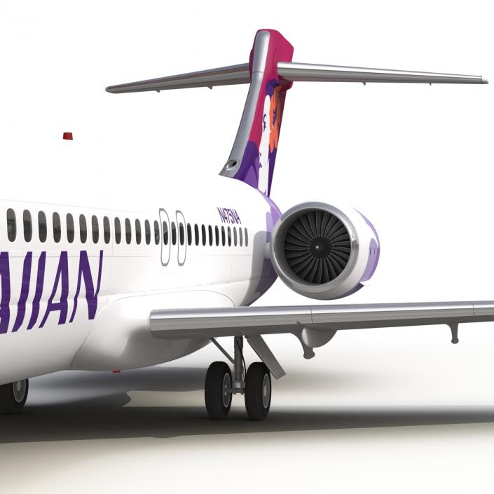 Boeing 717-200 Hawaiian Airlines 3D