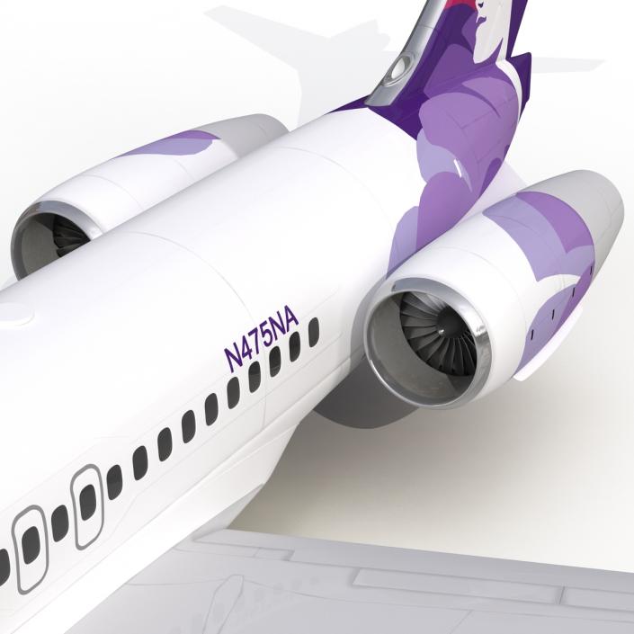 Boeing 717-200 Hawaiian Airlines 3D