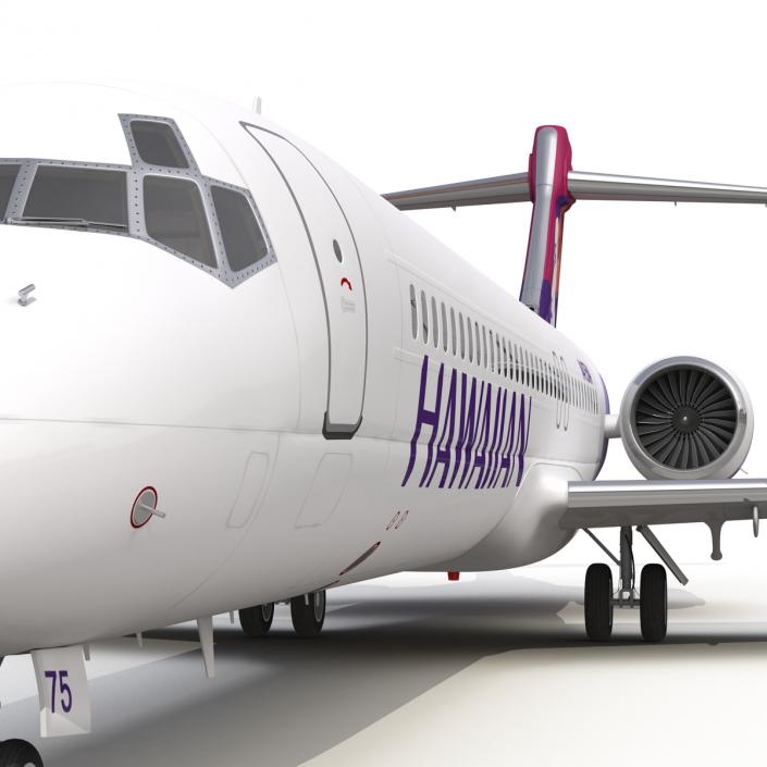 Boeing 717-200 Hawaiian Airlines 3D