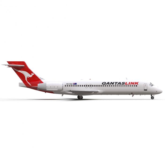 Boeing 717-200 Qantas Airways 3D model