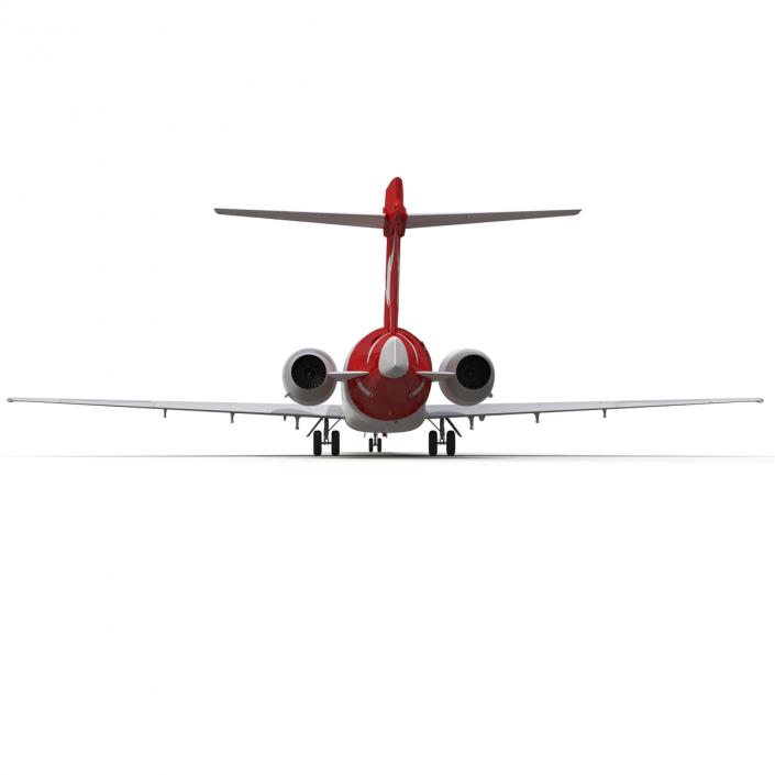 Boeing 717-200 Qantas Airways 3D model