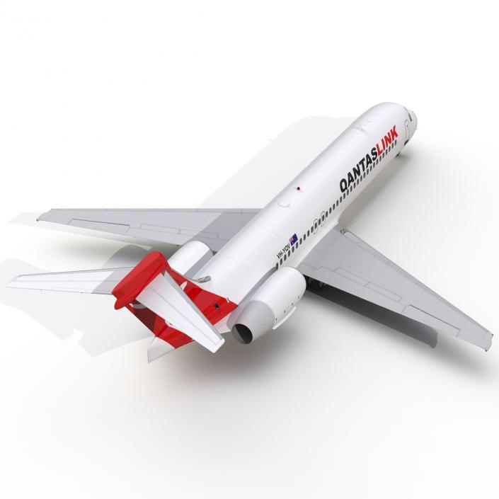 Boeing 717-200 Qantas Airways 3D model