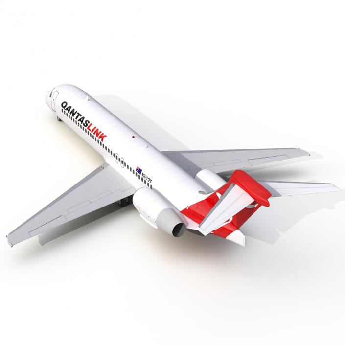 Boeing 717-200 Qantas Airways 3D model