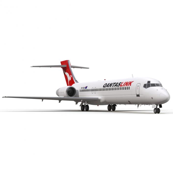 Boeing 717-200 Qantas Airways 3D model