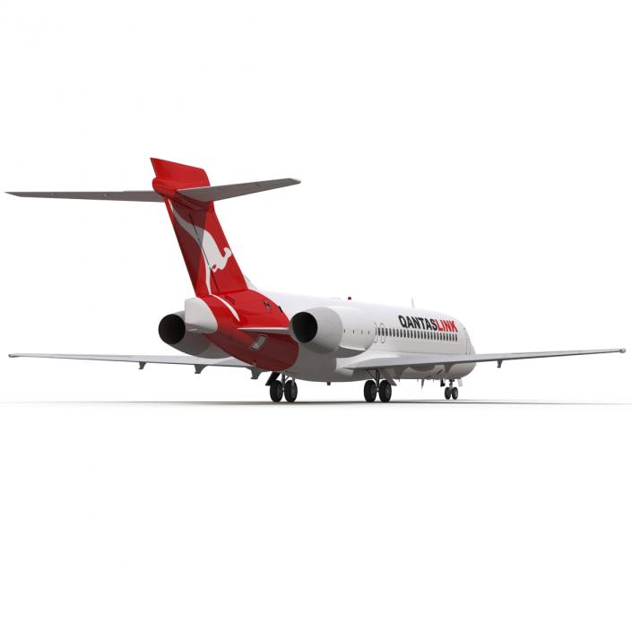 Boeing 717-200 Qantas Airways 3D model