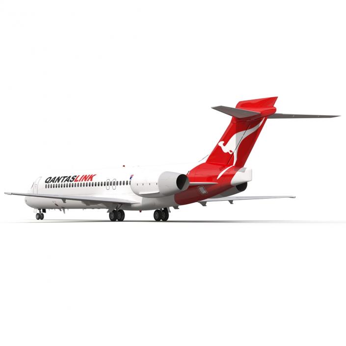 Boeing 717-200 Qantas Airways 3D model