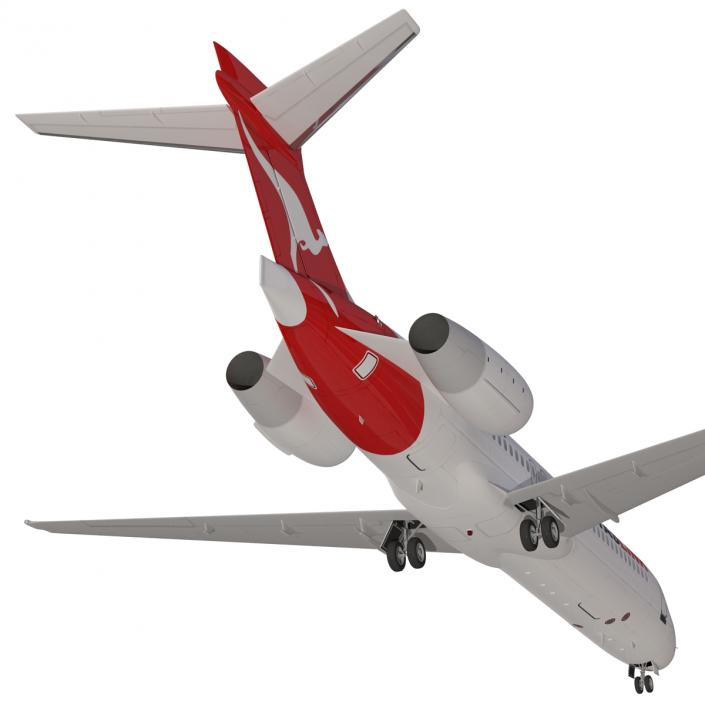 Boeing 717-200 Qantas Airways 3D model