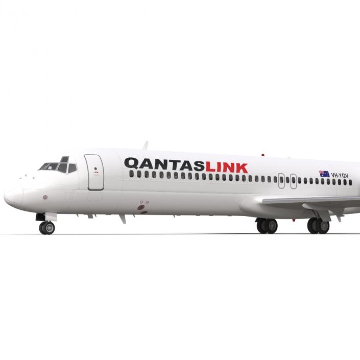 Boeing 717-200 Qantas Airways 3D model