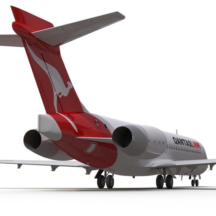 Boeing 717-200 Qantas Airways 3D model