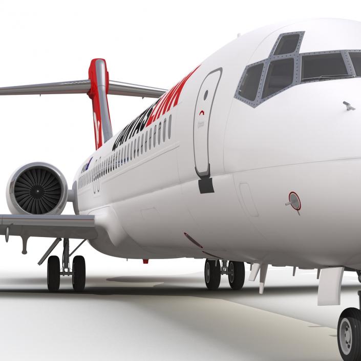 Boeing 717-200 Qantas Airways 3D model