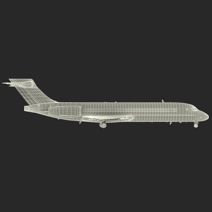 Boeing 717-200 Qantas Airways 3D model