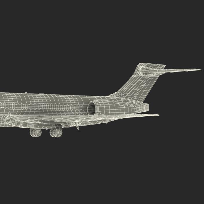 Boeing 717-200 Qantas Airways 3D model