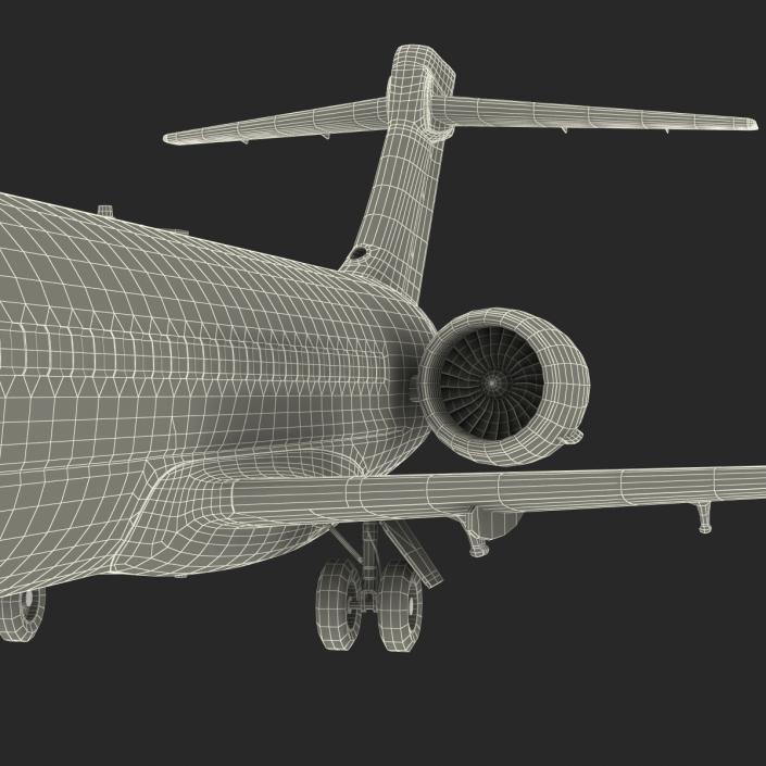 Boeing 717-200 Qantas Airways 3D model