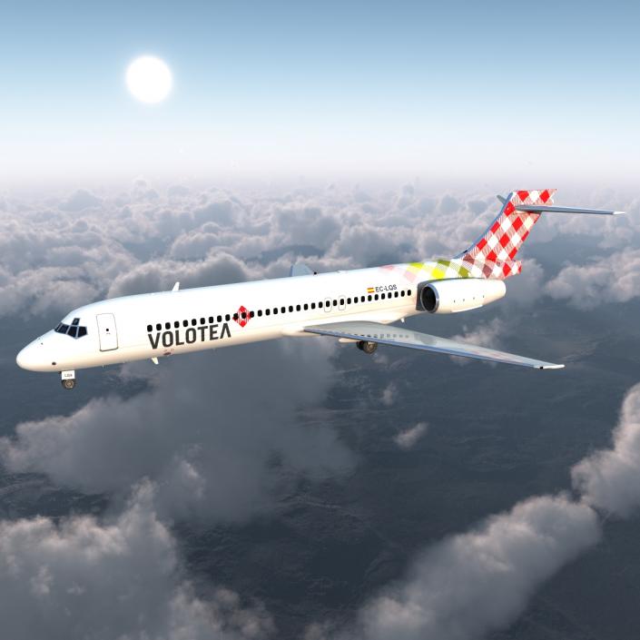 Boeing 717 200 Volotea 3D