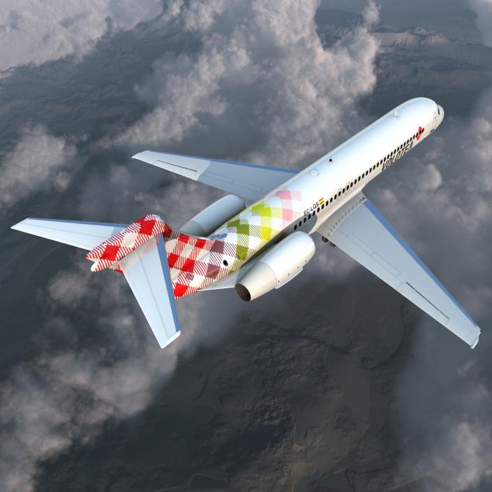 Boeing 717 200 Volotea 3D