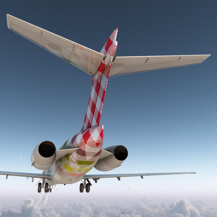 Boeing 717 200 Volotea 3D