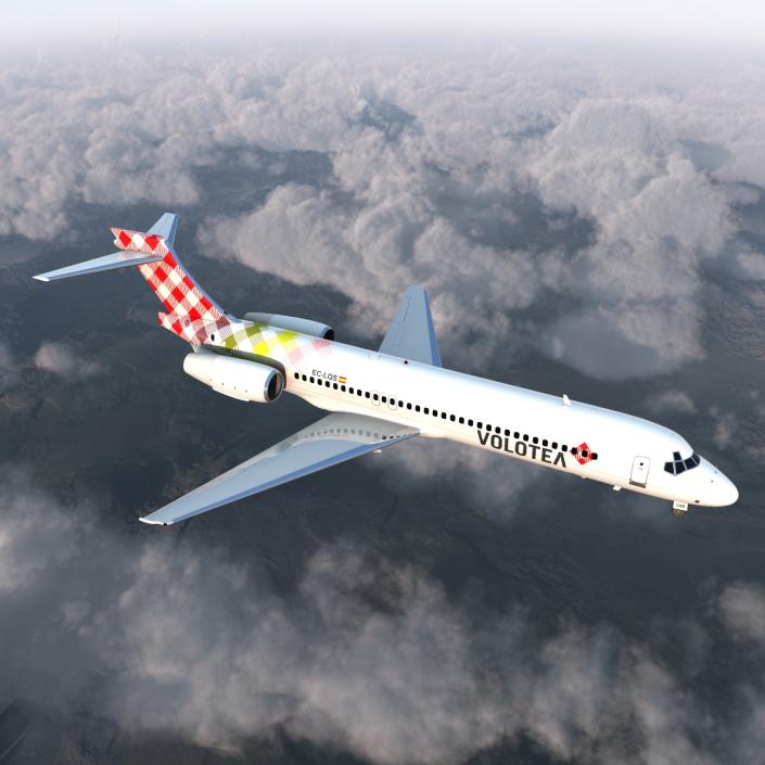 Boeing 717 200 Volotea 3D