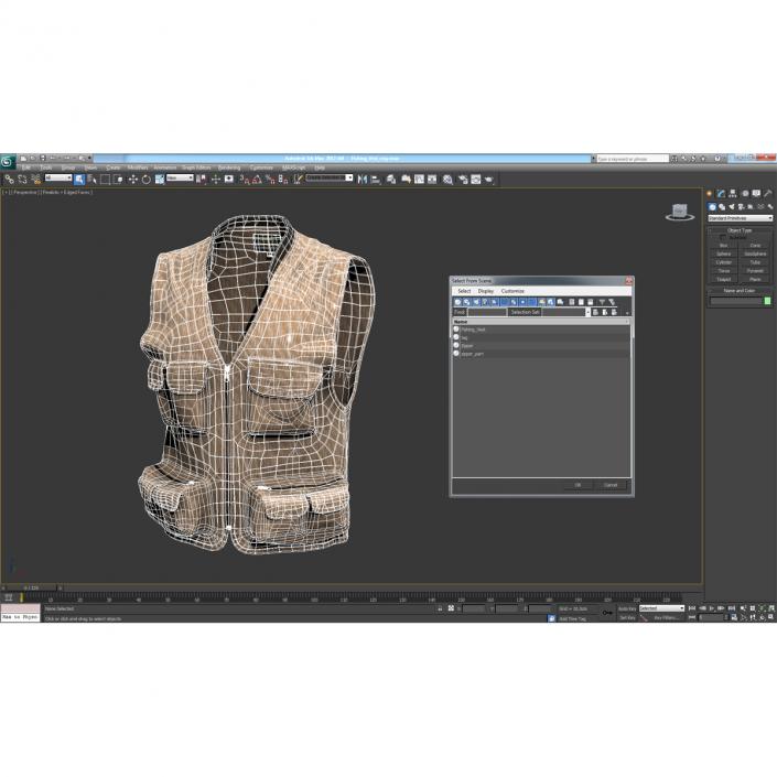 Fishing Vest 3D