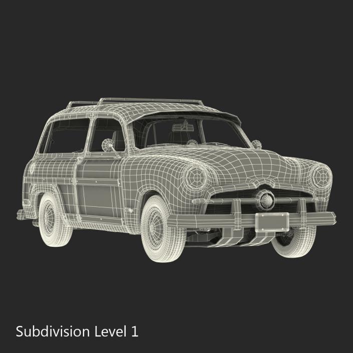 Generic Retro Car 3D