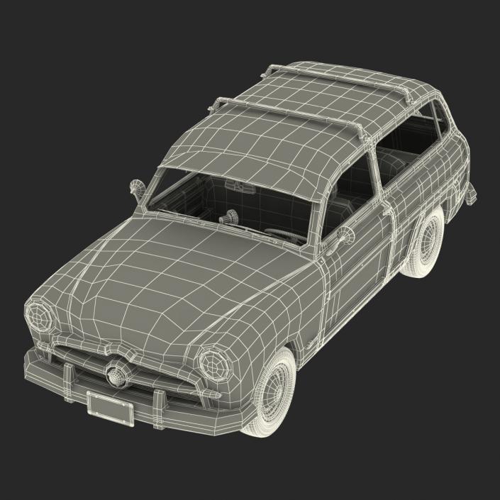 Generic Retro Car 3D